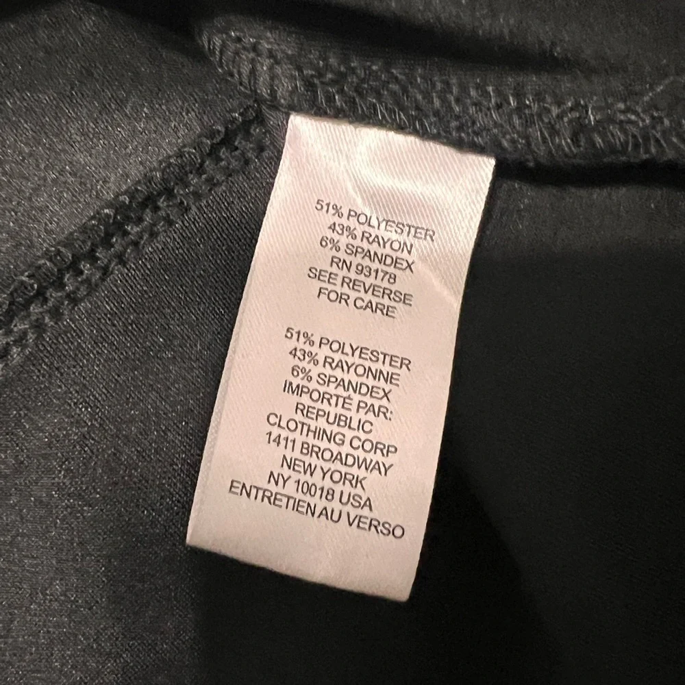 Elite Tahari Woman Black Pullover Hoodie Medium Soft, Casual, Oversized - Picture 7 of 7